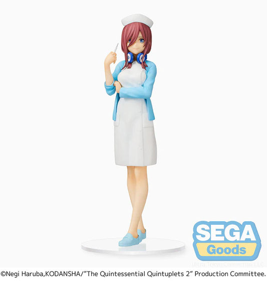 The Quintessential Quintuplets 2 - Miku Nakano SPM Prize Figure (Nurse Ver.)