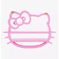 Sanrio Hello Kitty Silhouette Pink Wall Shelf