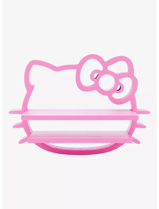 Sanrio Hello Kitty Silhouette Pink Wall Shelf