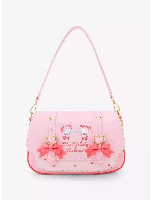 Sanrio My Melody & Kuromi Diner Bow Crossbody Bag