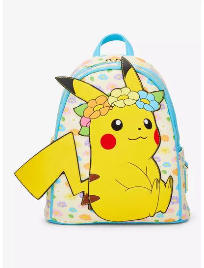 Loungefly Pokémon Pikachu Flower Crown Mini Backpack