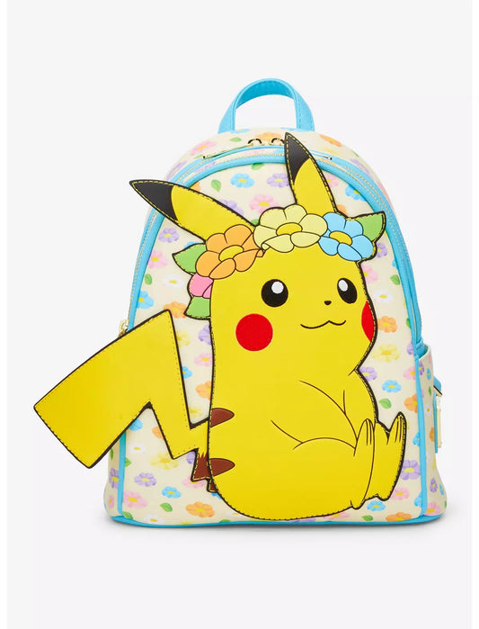 Loungefly Pokémon Pikachu Flower Crown Mini Backpack