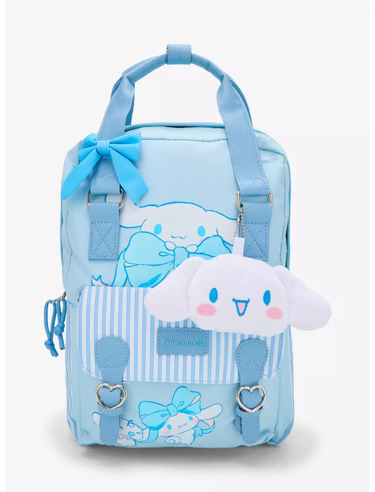 Sanrio Cinnamoroll Bows Backpack with Plush Charm