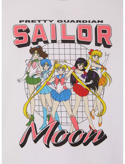 Sailor Moon Sailor Guardians Group Portrait Women's Cropped T-Shirt